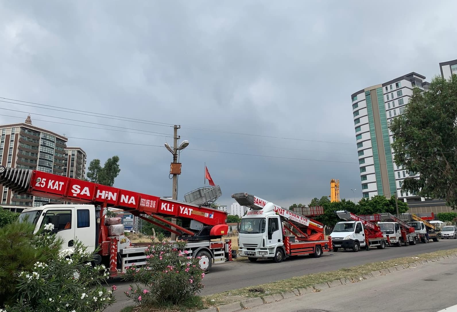Şahin Nakliyat İskenderun araçları