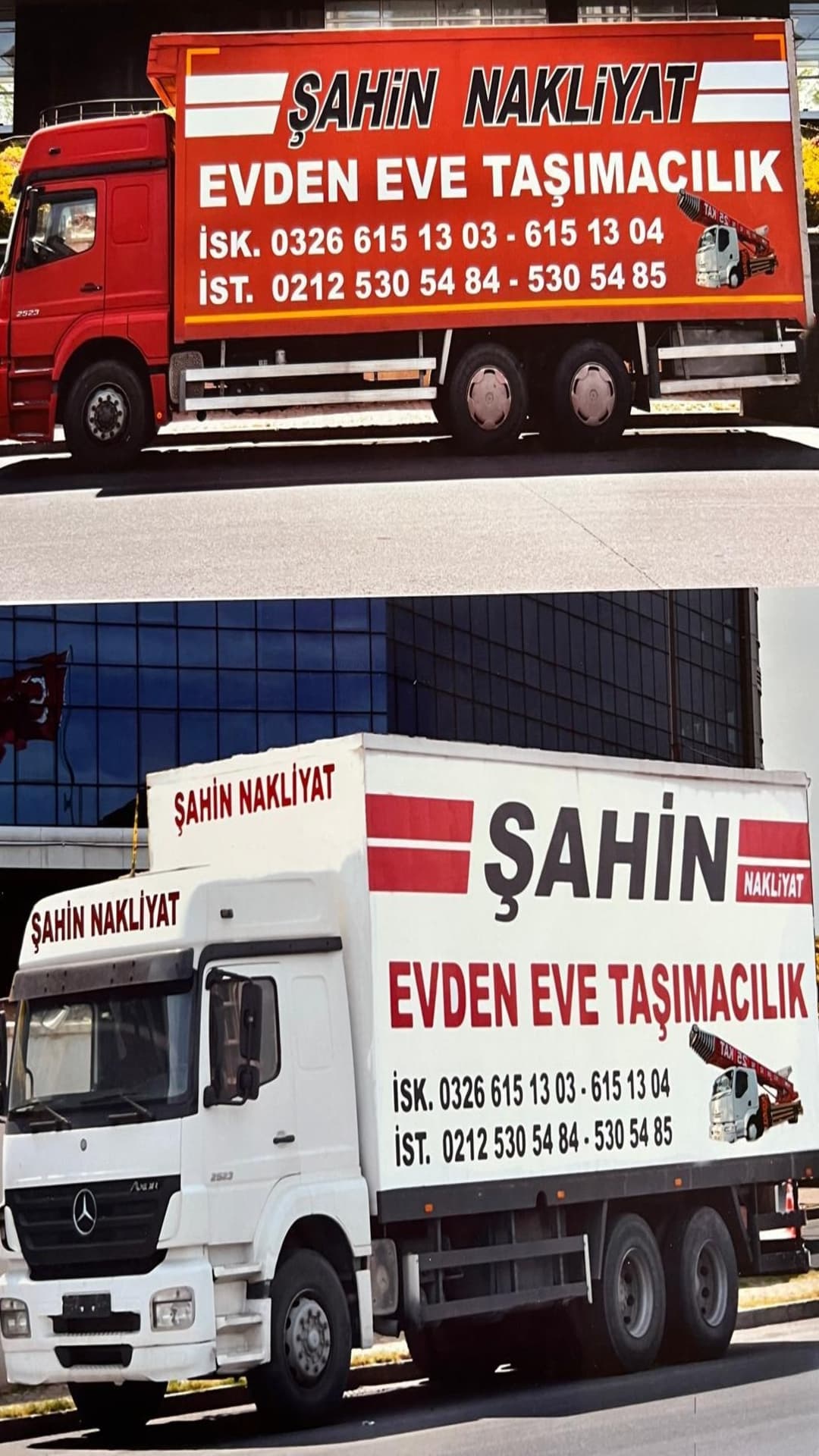 Şahin Nakliyat araç filosu